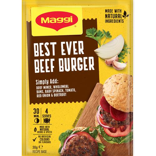 Maggi Recipe Base Best Ever Beef Burger