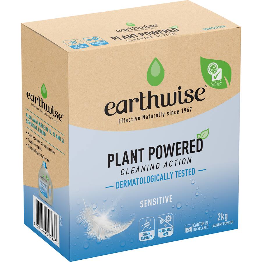 Earthwise Laundry Powder Ultra Sensitive Fragrance Free