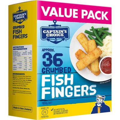 captains choice fish fingers 