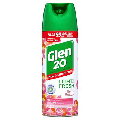 glen 20 disinfectant spray berry breeze