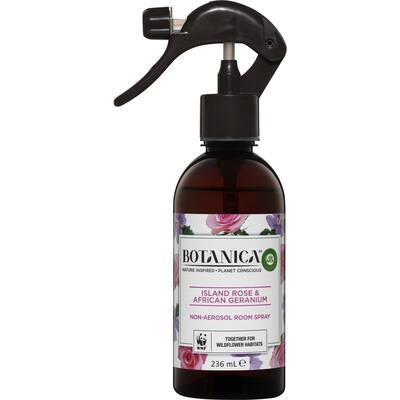 air wick botanica air freshener room spray island rose & african geranium