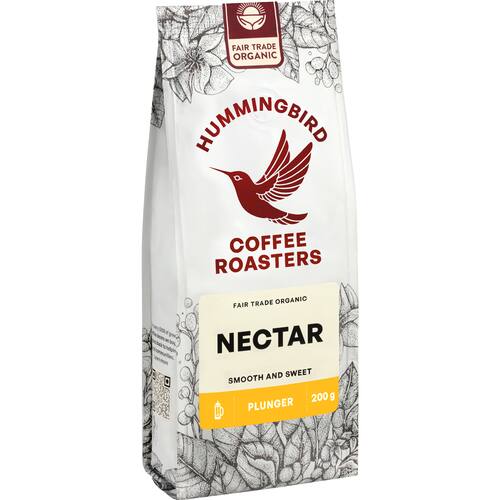 Hummingbird Coffee Plunger Nectar Organic Fair Trade