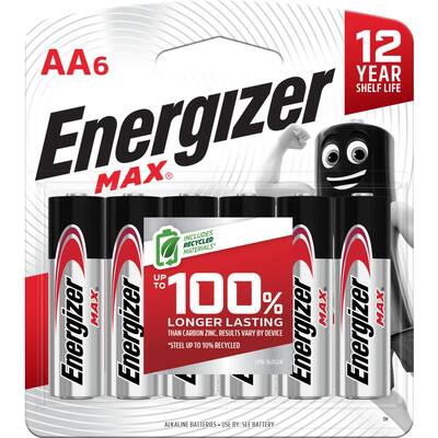 energizer max batteries alkaline aa