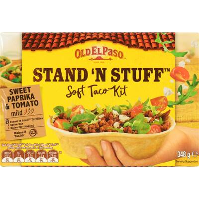 old el paso taco kit soft sweet paprika & tomato