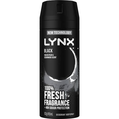 Lynx Deodorant Body Spray Black