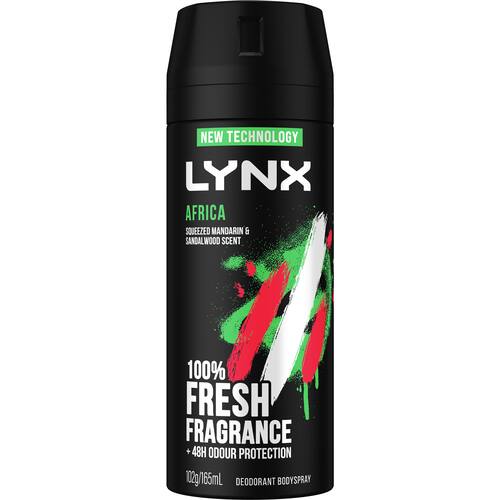 Lynx Deodorant Body Spray Africa