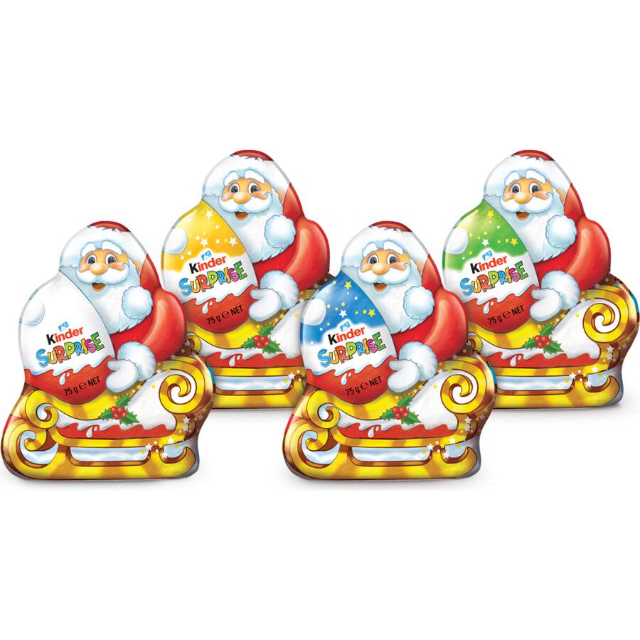 Kinder Surprise Chocolate Santa