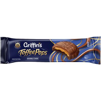 griffins toffee pops chocolate biscuits double choc