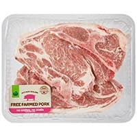 Woolworths Free Farmed Pork Chops Shoulder