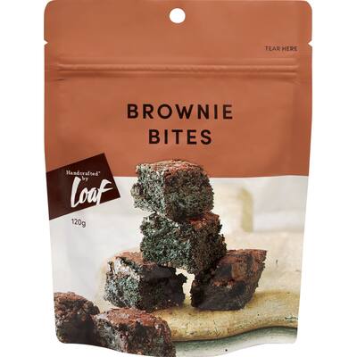 loaf slices brownie bites