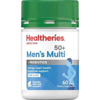 healtheries mens multi one a day for 50+