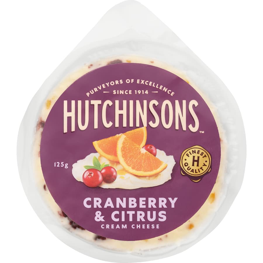 Hutchinsons Cream Cheese Cranberry & Citrus