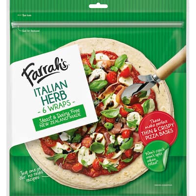 farrah's wraps italian herb