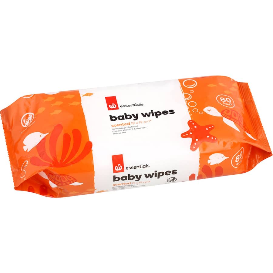 Essentials Baby Wipes Scented