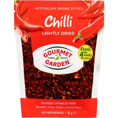 gourmet garden fresh vegetable chilli lightly dried
