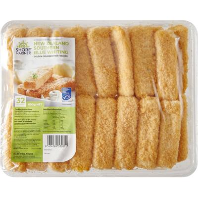 shore mariner fish fingers crumbed