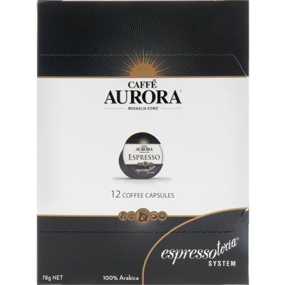 espressotoria aurora coffee pods espresso 78g