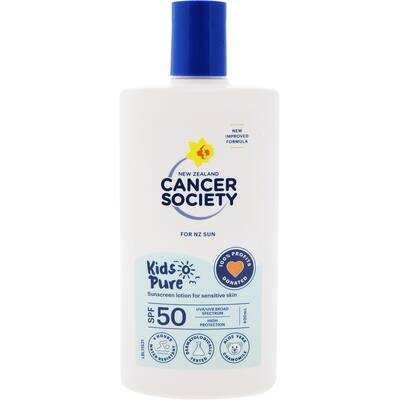 cancer society kids pure sunscreen lotion spf50