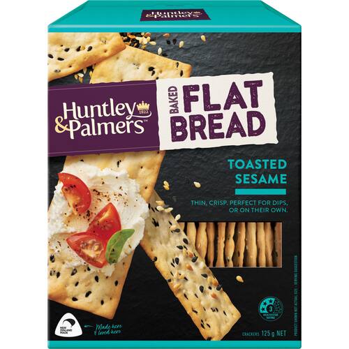 Huntley & Palmers Baked Flat Bread Toasted Sesame