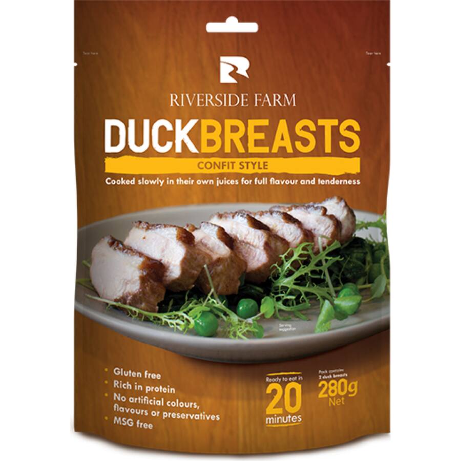 Riverside Farm Duck Breasts Confit Style