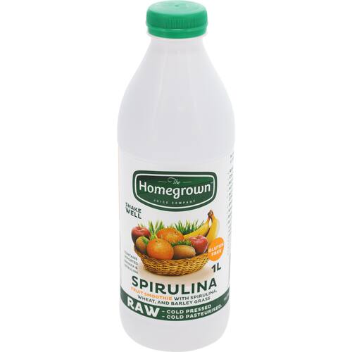Homegrown Fruit Drink Spirulina Smoothie