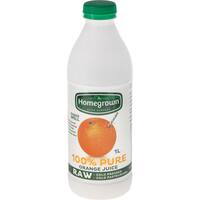 homegrown fruit juice orange 100% pure