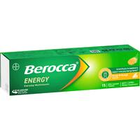 Berocca Performance Effervescent Energy Vitamin C Mango & Orange