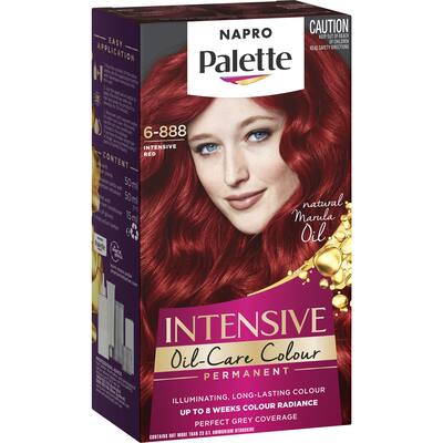 napro palette hair colour intensice red 6/888