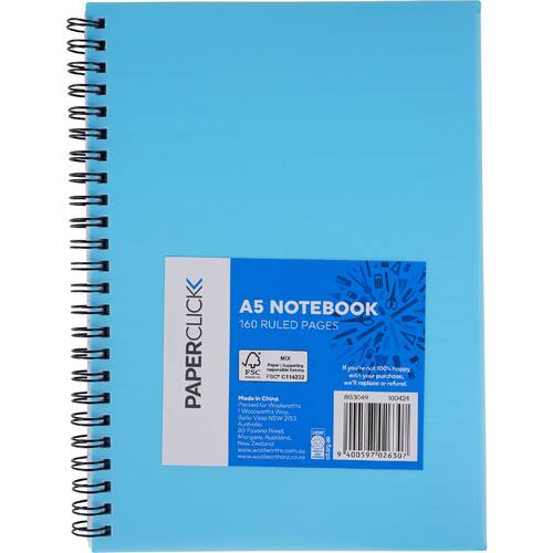 Paperclick Notebook A5 Pp Cover