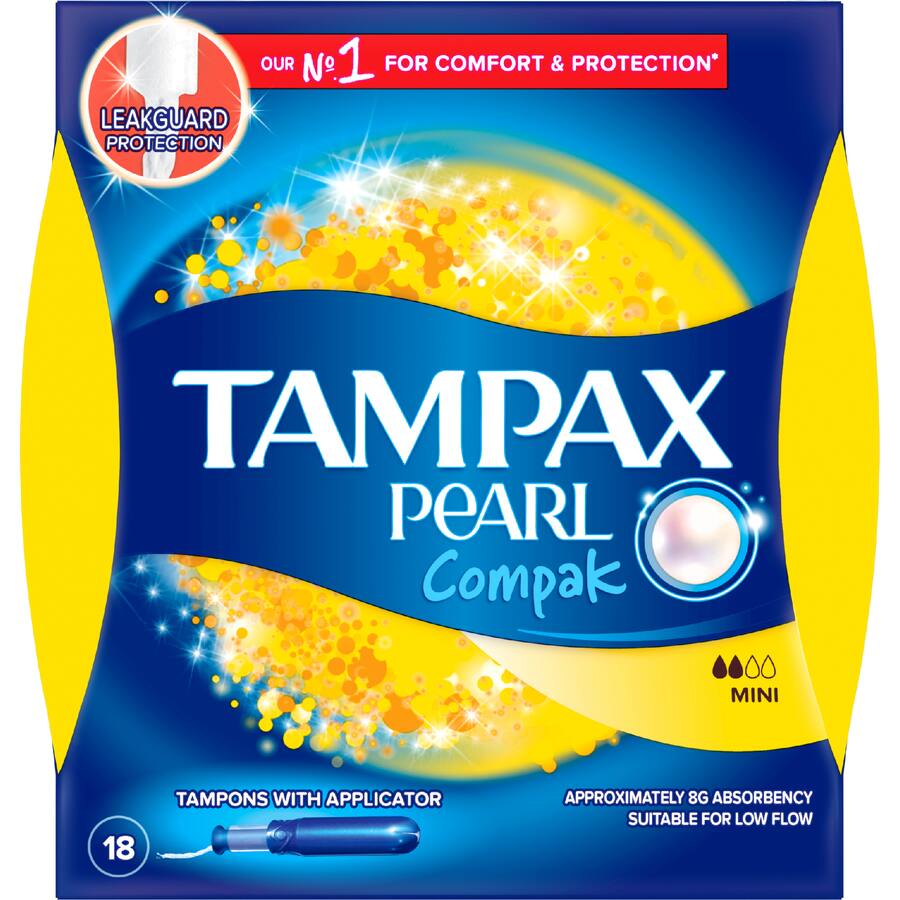 Tampax Tampons Pearl Compak Mini
