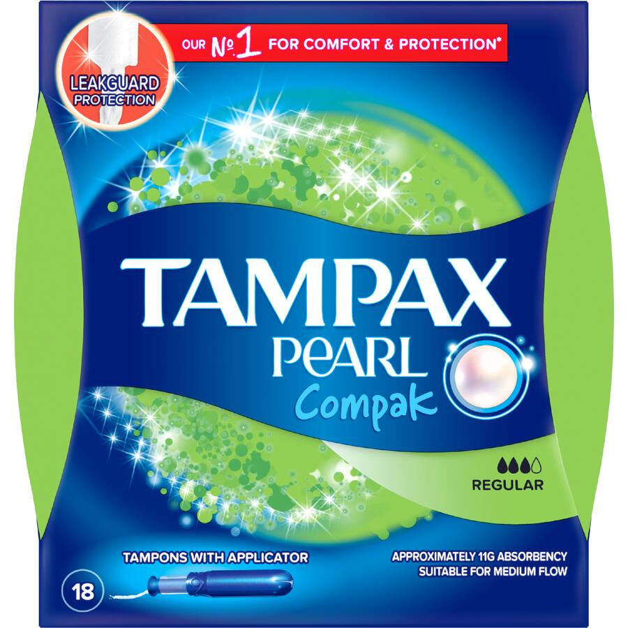 Tampax Tampons Pearl Compak Regular