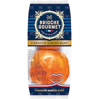 Brioche Gourmet Burger Buns 4pk