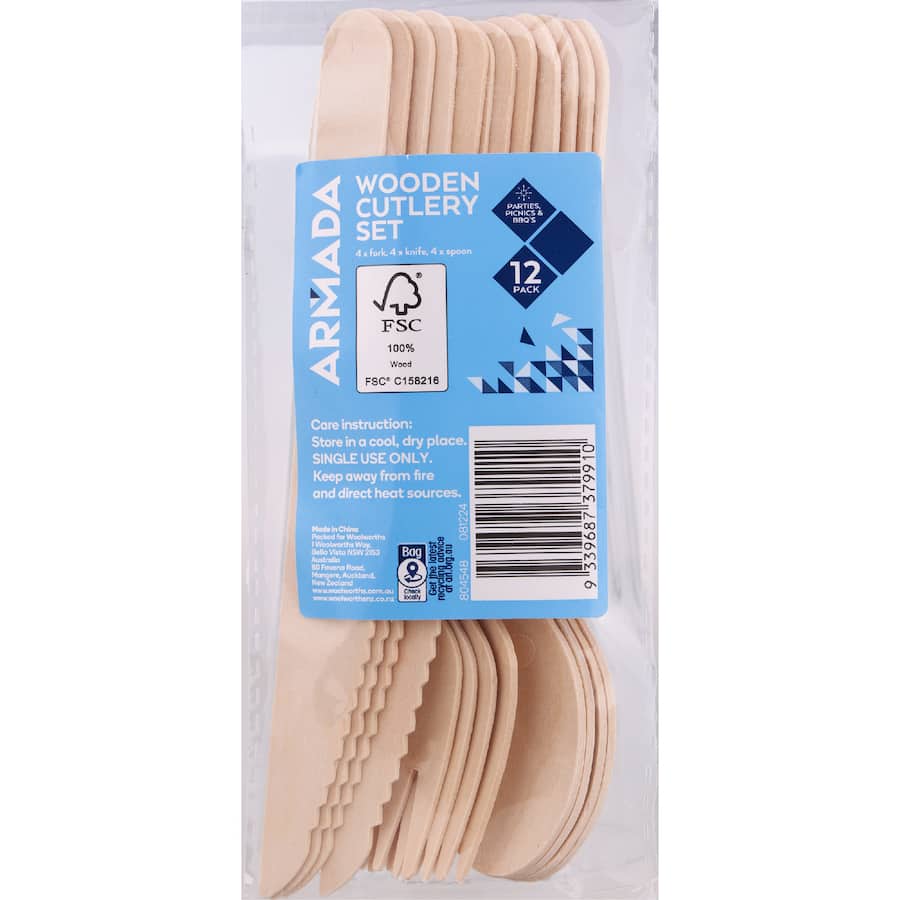 Armada Wooden Cutlery Set