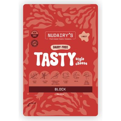 nudairy tasty cheese dairy free