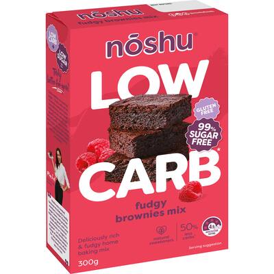 noshu 99% sugar free brownie mix fudgy
