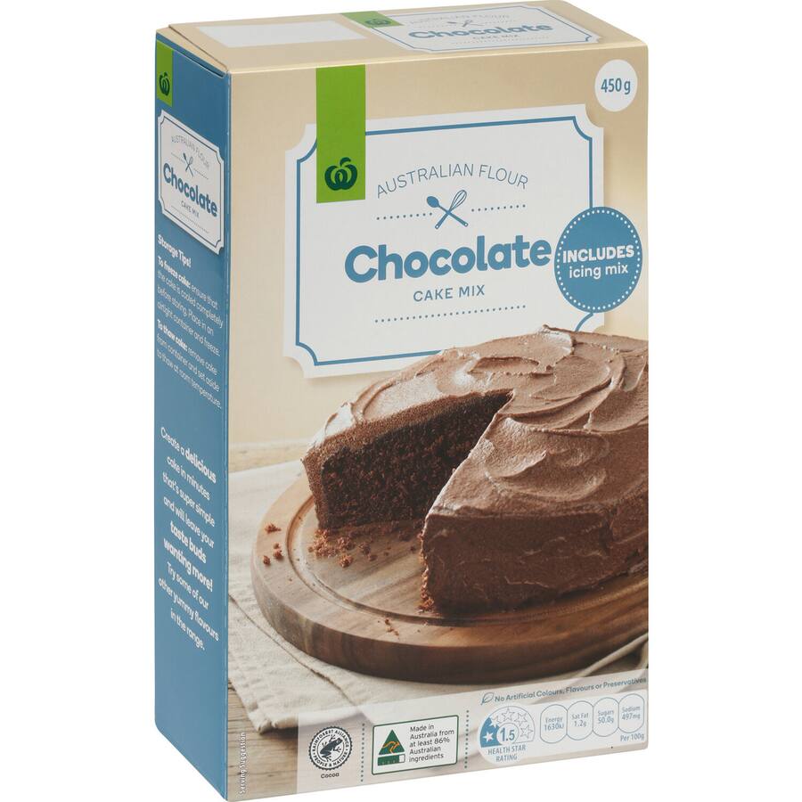 Woolworths Cake Mix Chocolate With Icing