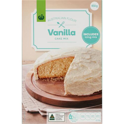 Countdown Vanilla Cake Mix With Icing 450g bunch
