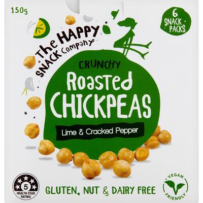 Roasted chickpeas lime and cracked pepper