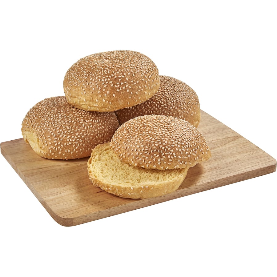 Woolworths Burger Buns Sesame Brioche