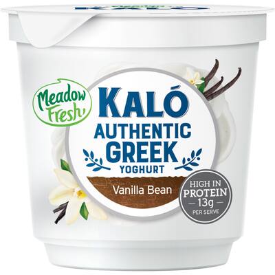 kalo authentic greek yoghurt single vanilla bean