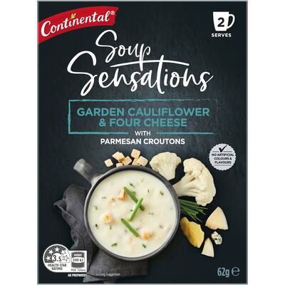continental sensations instant soup cauliflower & cheese 62g