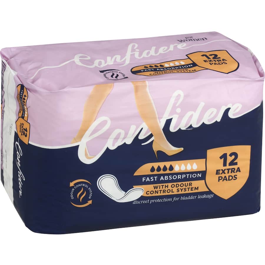 Confidere Womens Incontinence Pads Extra