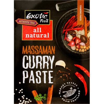 exotic food all natural cooking sauce massaman curry paste