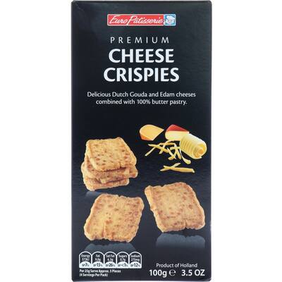 euro patisserie crackers cheese crispies