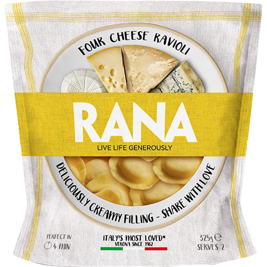 Rana Fresh Pasta Chilled Ravioli Four Cheese