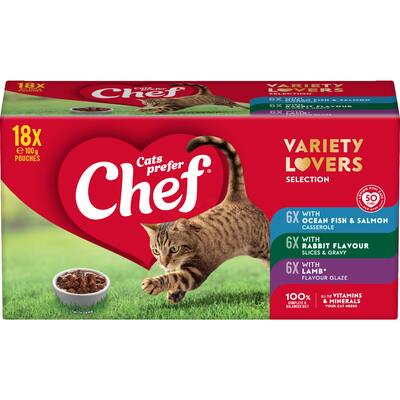 chef classic wet cat food variety lovers mixed selection