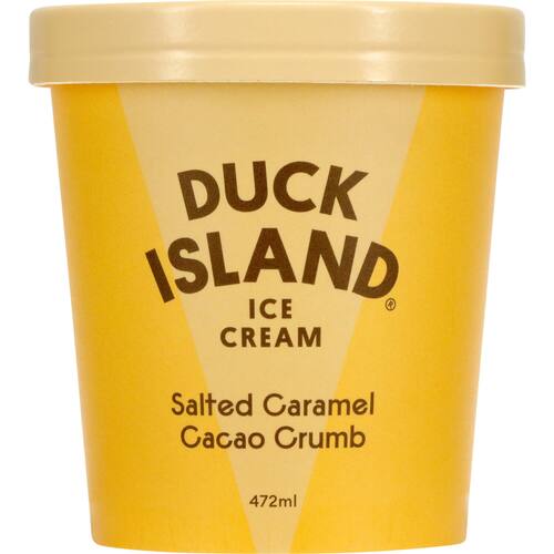 Duck Island Ice Cream Salted Caramel & Cacao Crumb