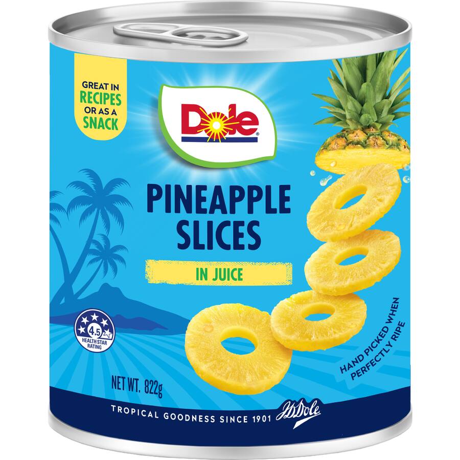 Dole Pineapple Slices In Juice