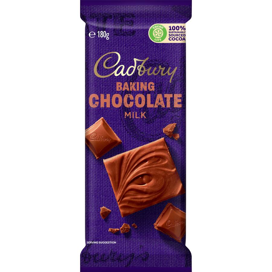 Cadbury Baking Cooking Chocolate Milk Block