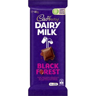 cadbury chocolate dairy milk black forest